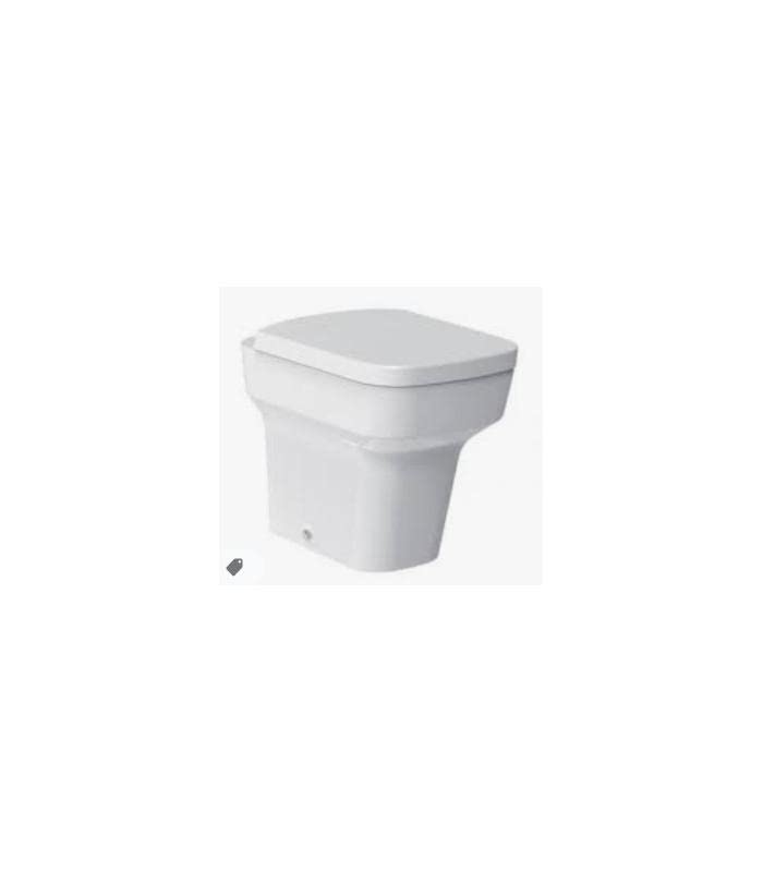 Ideal Standard - Vaso a Pavimento Filo Parete Serie Tesi Design Art.T326601 - Bianco, Senza Sedile, A Magazzino