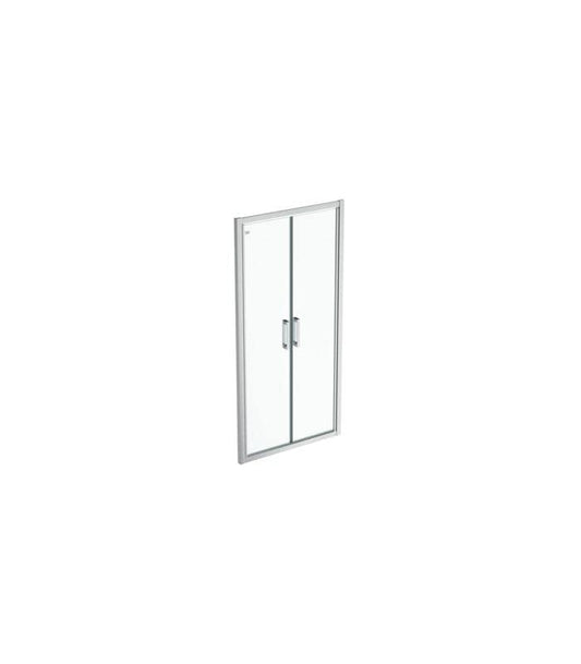 Ideal Standard - Porta a Saloon Serie Connect 2 /S - 100 cm, Cromo Lucido/lastra Trasparente, A Magazzino