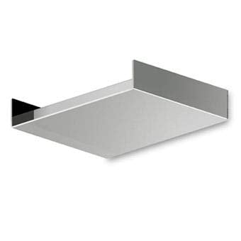 Zucchetti Him Soffione in acciaio inox con getto a cascata Z93745 Italiano Ottone per casa e bagno, cucina