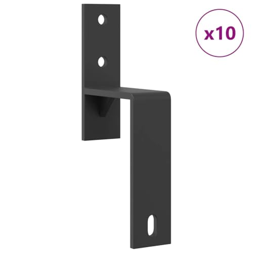 vidaXL Kit di Binari per Porte Scorrevoli 213 cm Acciaio Nero