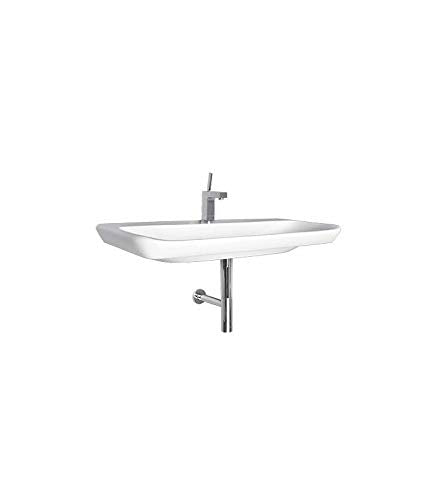 Pozzi Ginori - Lavabo 9 a Parete Ceramica Bianco Art.76080000-100 cm, Bianco, A Magazzino