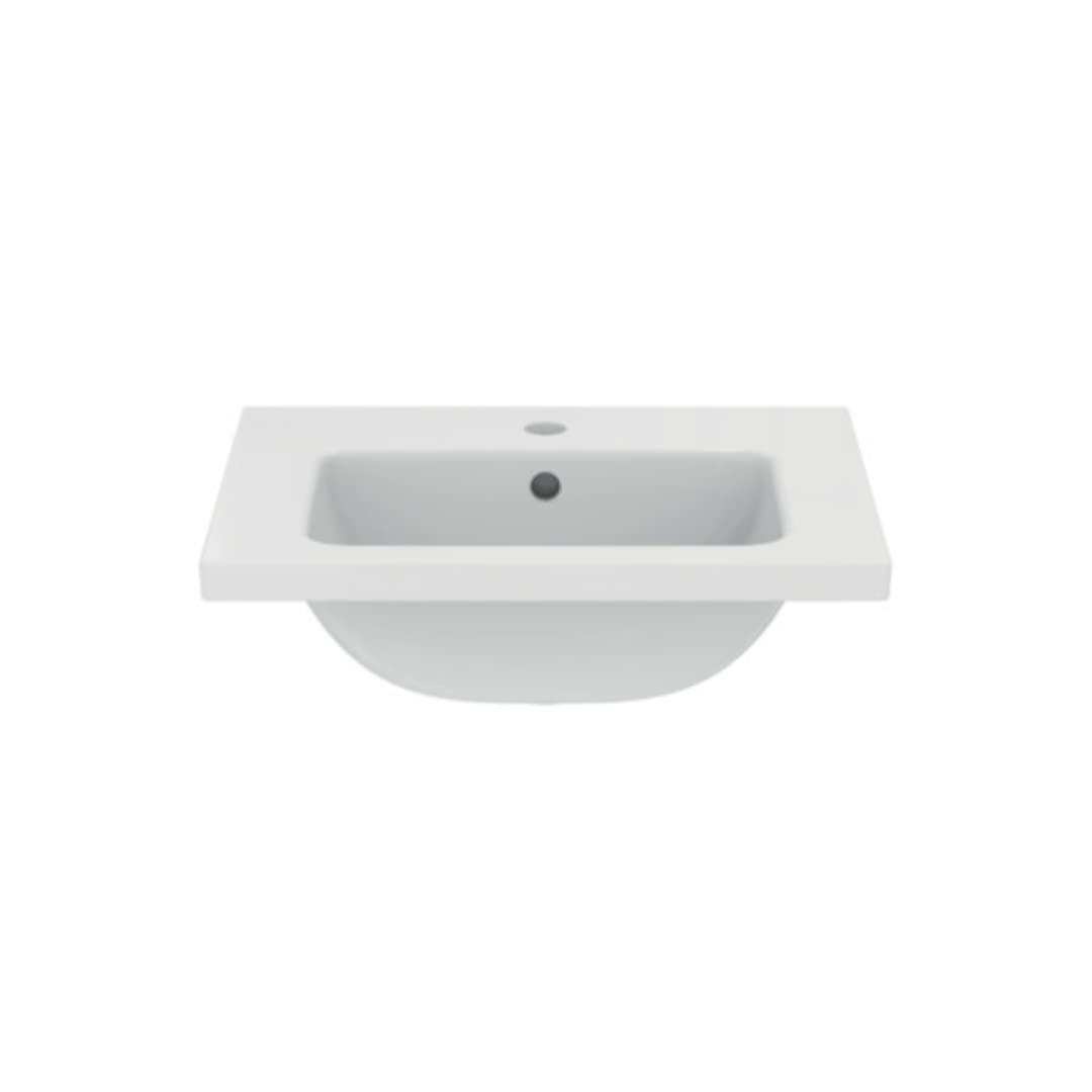 Ideal Standard - i.life S Lavabo Top da 51cm con profondità ridotta a soli 38 cm. Mobile e sifone d'arredo da acquistare separatamente. Bianco