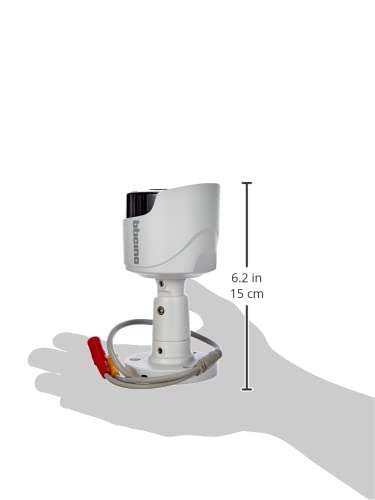 Bticino, Telecamera Videosorveglianza 391441 IP66, Telecamera di Sicurezza, Installazione Fai da Te, per Interno ed Esterno, con Visione Notturna, Compatibile con Videocitofoni Bticino, Bianca