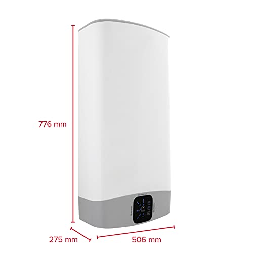 Ariston Scaldacqua Elettrico Velis Evo 50 L, ‎Bianco, 50.6 X 27.5 X 77.6 Cm