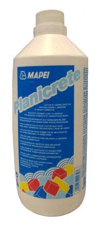 Mapei Planicrete - Lattice di gomma sintetica per impasti cementizi - Confezione da 1 Lt