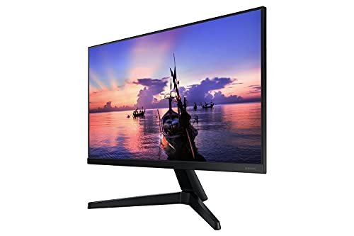 Samsung Monitor LED T35F (F24T352), Flat, 24", 1920x1080 (Full HD), IPS, Bezeless, 75 Hz, 5 ms, FreeSync, HDMI, D-Sub, Eye Saver Mode, Dark Blue Gray