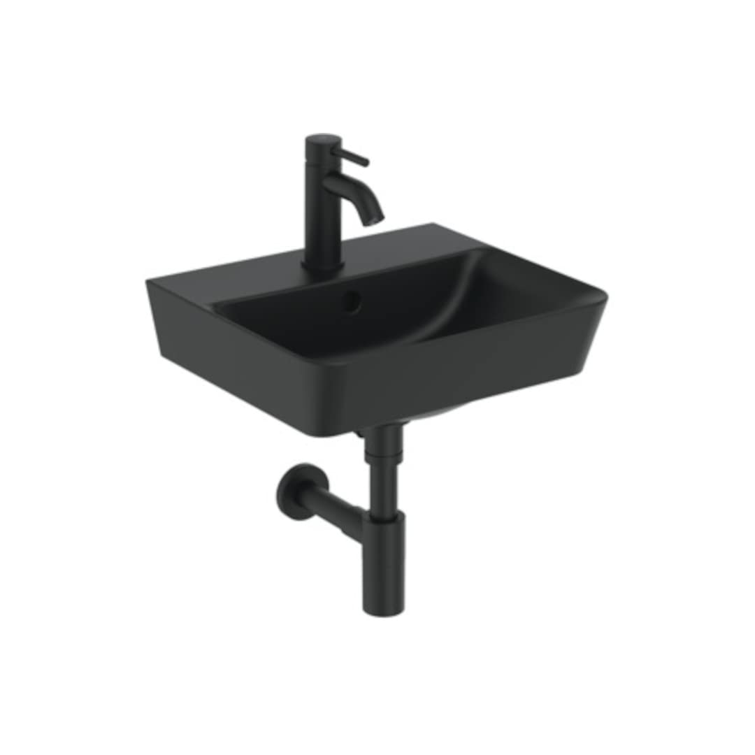 Ideal Standard E0307V3 Lavandino del bagno, Nero opaco