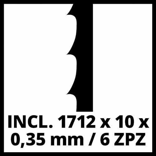 Einhell Sega a nastro TC-SB 245 L (400 W, 726 m/min, larghezza di passaggio 245 mm, altezza di taglio max. 101 mm, piano di taglio regolabile, guida parallela e angolare, collegamento di aspirazione)