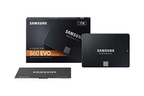 Samsung Memorie MZ-76E1T0 860 EVO SSD Interno da 1 TB, SATA, 2.5"