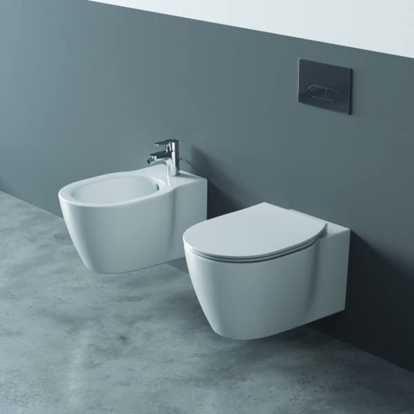 Ideal Standard - Connect, Bidet sospeso monoforo con fissaggi nascosti, Bianco