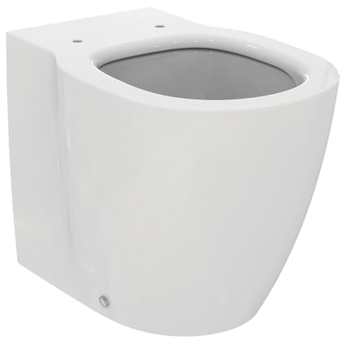 Ideal Standard - Connect, WC filoparete universale Aquablade®, Water a terra con scarico a flusso lamellare, Bianco