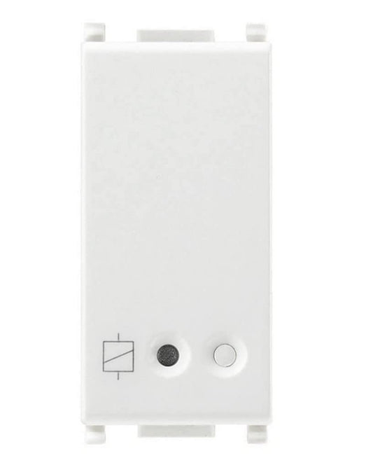 Vimar 14593 Plana Attuatore connesso IoT VIEW Wireless con uscita a relè NO 16 A, controllo locale e remoto, doppia tecnologia su standard Bluetooth 5.0 e Zigbee 3.0