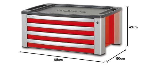 Beta C39T-R - Cassettiera porta attrezzi con 4 cassetti