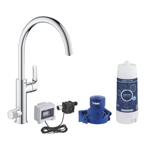 GROHE Blue Pure Eurosmart Rubinetto per Lavello Cucina, con filtro acqua incluso, 30383000