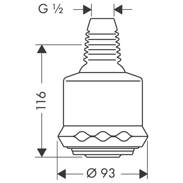 Hansgrohe HG Clubmaster Showerhead chr.(German)