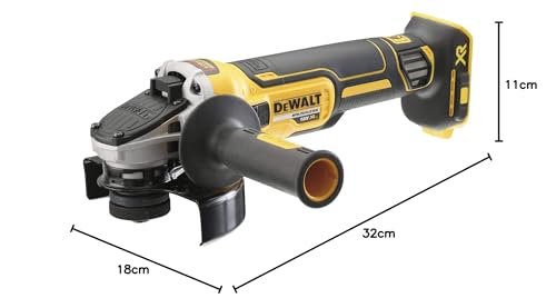 DEWALT Smerigliatrice in valigetta TSTAK, senza batterie e caricabatterie, DCG405NT-XJ