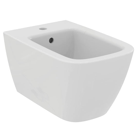 Ideal Standard - i.life B Bidet sospeso monoforo con fissaggi completamente nascosti. Bianco