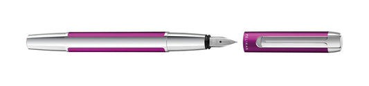 Pelikan 823791 - Penna stilografica Pura P40, pennino B (largo), penna stilografica di alta qualità, in confezione regalo, colore: Viola