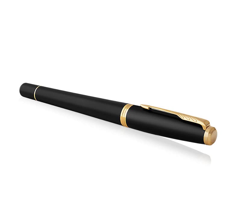 Parker Urban Penna stilografica con incisione | Penna premium | confezione regalo | inchiostro blu | regalo personalizzato | nome | incisione | penna stilografica | compleanno (Muted Black G.C.)