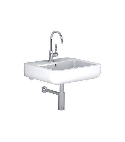 Pozzi Ginori - Lavabo da appoggio o sospeso Easy.02-60 cm, Bianco, A Magazzino