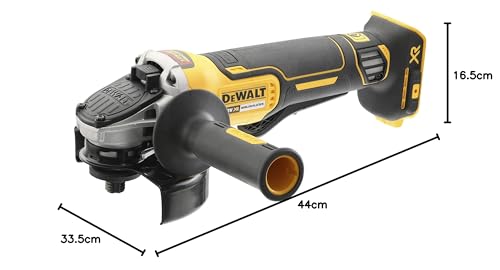 DEWALT DCG406NT-XJ Smerigliatrice angolare 18V XR senza spazzole da 125 mm - Unità nuda