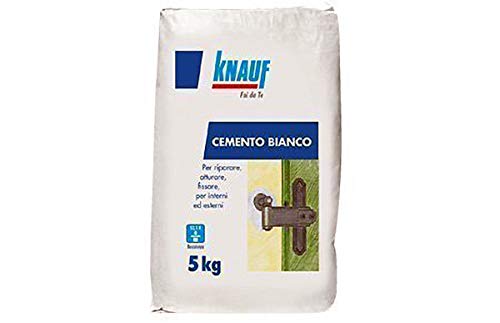 KNAUF Legante Idraulico A Base Di Clinker Bianco Ad Alta Resistenza Per Interno Ed Esterno Kg 5