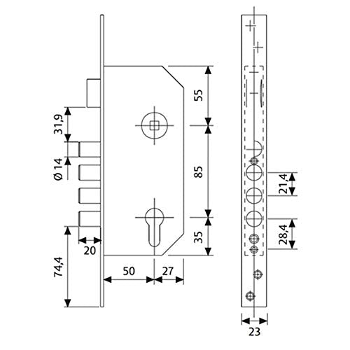 Tesa 3010258 - R100b566 - blocco di sicurezza (smaltato)