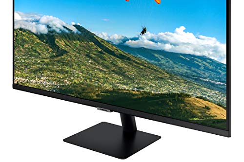 Samsung, Smart Monitor M5 S27AM500NR, Schermo 27'', 1920x1080 (Full HD), Piattaforma TV (Amazon Video, Netflix), Airplay, Mirroring, Office 365, Wireless Dex, Casse Integrate, WiFi, HDMI, Nero