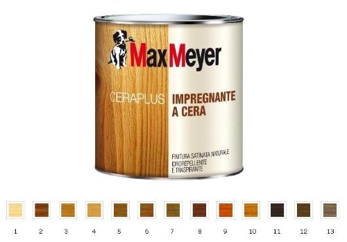 Max Meyer Ceraplus Impregnante a cera - Colore: 1 Incolore - Max Meyer - Formato Lt 0,750