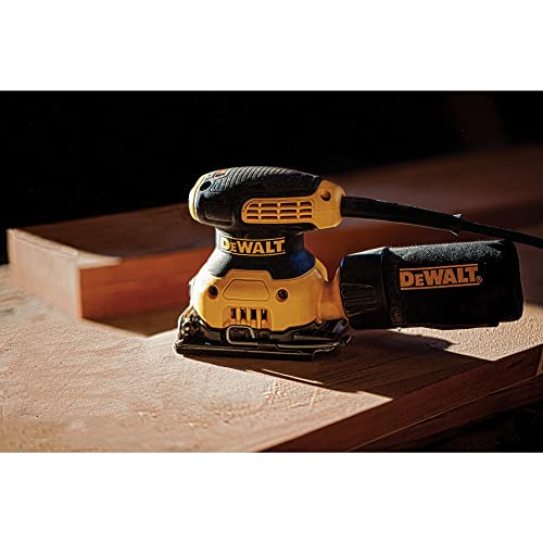 DEWALT Levigatrice orbitale 230W 1/4 foglio 14000 orb, DWE6411-QS