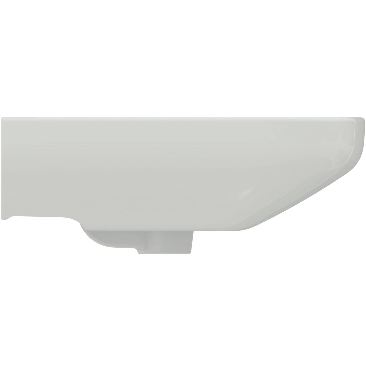 Ideal Standard - i.life A, Lavabo da 60cm, Lavandino bagno con foro rubinetteria e troppopieno, E-packaging dedicato al trasporto di ceramica, Bianco