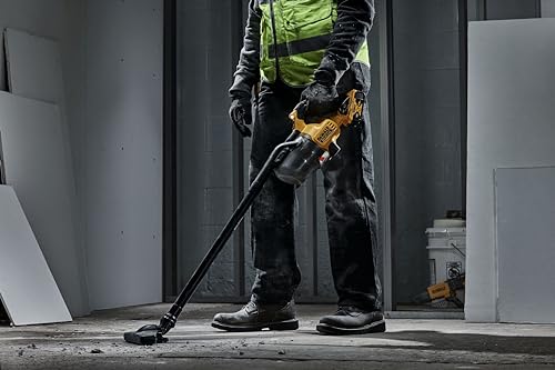 DeWalt DCV501LN-XJ - Aspiratore per solidi classe L XR 18V, Con prolunga per pavimenti e accessori, Include borsa per il trasporto, Senza caricatore/batteria