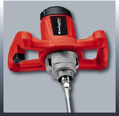 Einhell Tc-Mx 1200 E Miscelatore Elettrico 220-240 V, 1200 W, ‎Rosso Argento