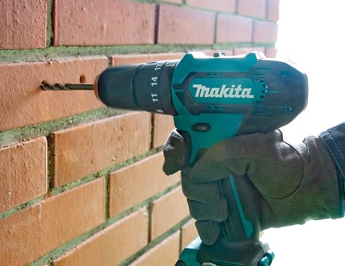 Makita HP333DSAX, trapano a percussione a batteria 12V max./2,0 Ah, 2 batterie + caricabatterie in valigetta