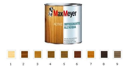 Max Meyer Active Impregnante all'acqua - Colore: 8 Wenge - Max Meyer - Formato Lt 0,750