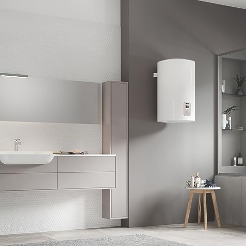 Ariston 3201526 Scaldabagno Elettrico, 80 Litri-Verticale, Realizzato per essere installato in Italia