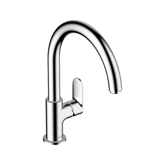 hansgrohe Vernis Blend M35 Miscelatore monocomando cucina 260 con bocca orientabile, cromo, 71870000