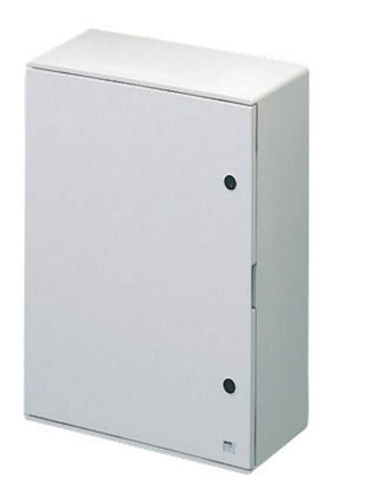 Gewiss Quadro Poliestere Porta Cieca, Munita Serratura, 405X650X200, IP66, Grigio RAL 7035, GW46004F