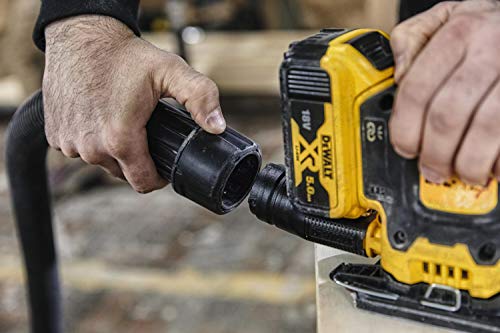 DEWALT Levigatrice orbitale 1/4 di foglio 18V, DCW200NT-XJ