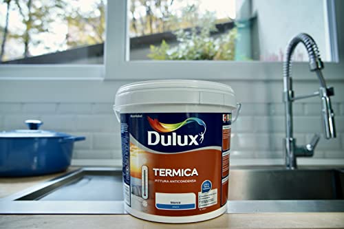 Dulux TERMICA Pittura all'acqua per Interni Termoisolante Anti Condensa Anti Umidità, 10 Litri, Bianco