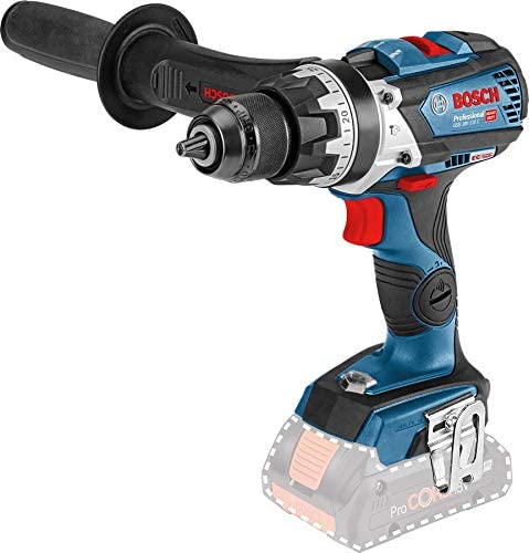 Bosch Professional 18V System Trapano-avvitatore con percussione a batteria GSB 18V-110 C (coppia di serraggio max. 110 Nm, batterie e caricabatteria non inclusi, L-BOXX 136)