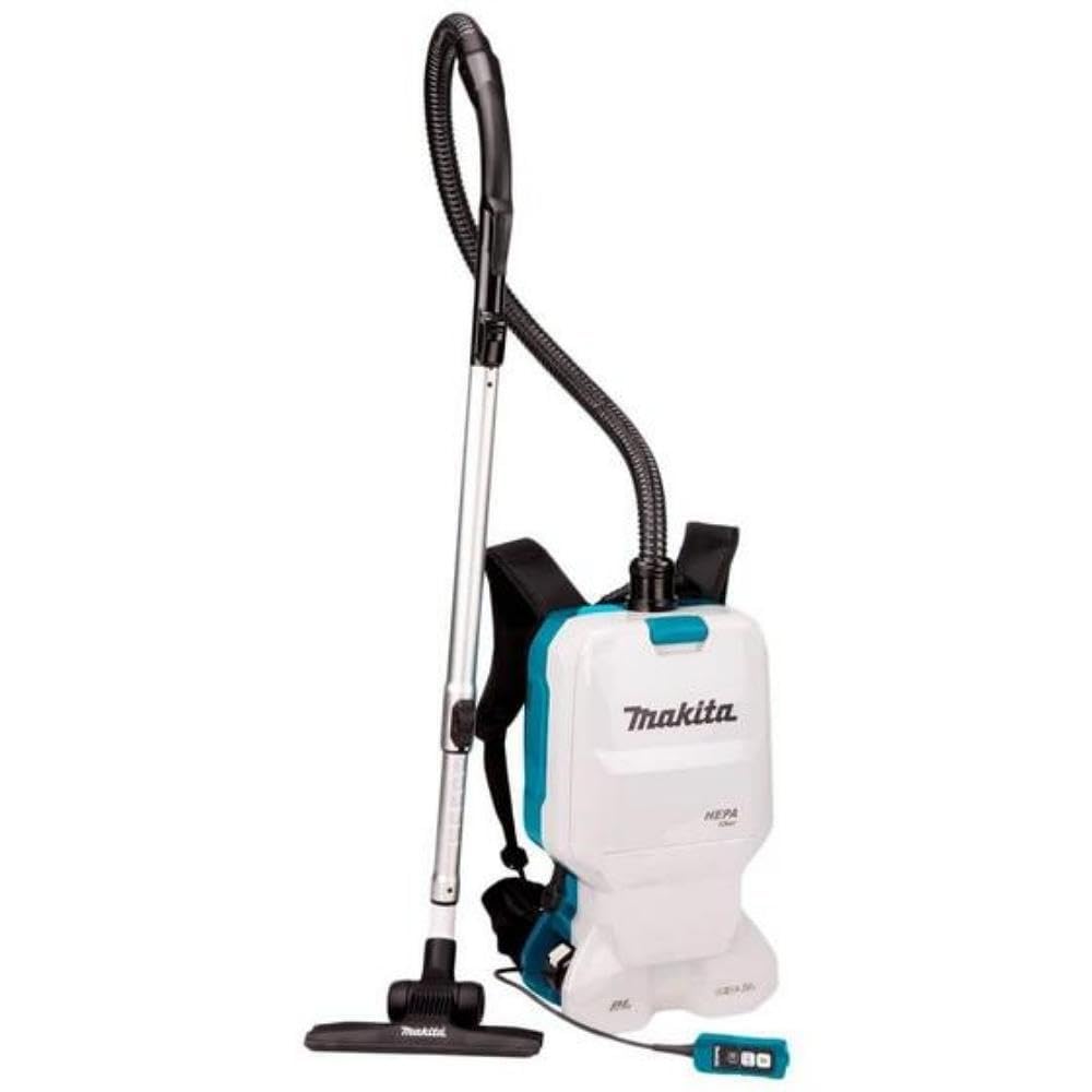 Makita DVC660Z ASPIRATORE A Zaino 18Vx2 6L-BL (Senza Batteria e caricabatteria), Turchese