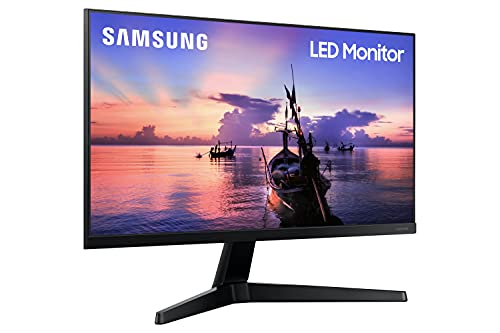 Samsung Monitor LED T35F (F24T352), Flat, 24", 1920x1080 (Full HD), IPS, Bezeless, 75 Hz, 5 ms, FreeSync, HDMI, D-Sub, Eye Saver Mode, Dark Blue Gray