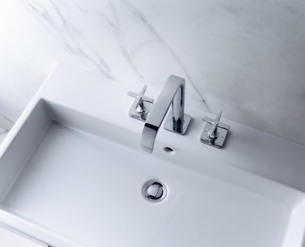 Miscelatore per lavabo Hansgrohe Axor Citterio E 3 fori 170 con scarico a scomparsa e rosette, Colorazione: Bronzo spazzolato