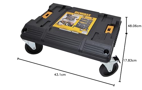 DEWALT Carrello, Progettato per essere utilizzato Sistema TStak, Blend, Nero, Taglia Unica