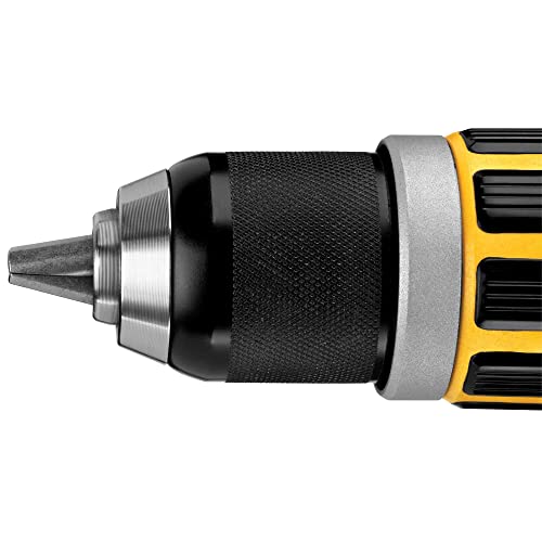 DEWALT DCD795D2-QW Trapano Avvitatore a Percussione, 2.0 Ah, Motore Brushless, con Doppia Batteria in Valigetta, 18 V, Giallo, 2 Velocità