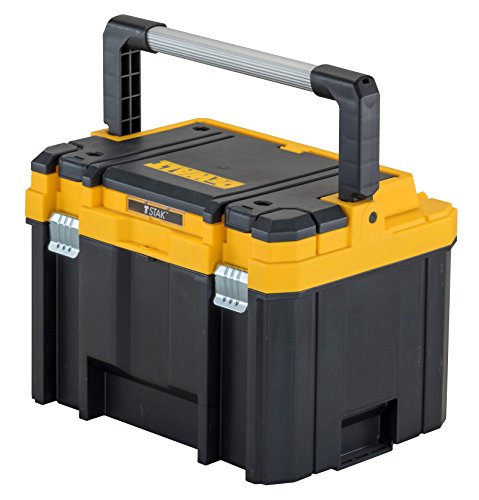 Dewalt DWST1-75774 Valigetta Portautensili Profonda con Maniglione in Alluminio, Giallo/Nero