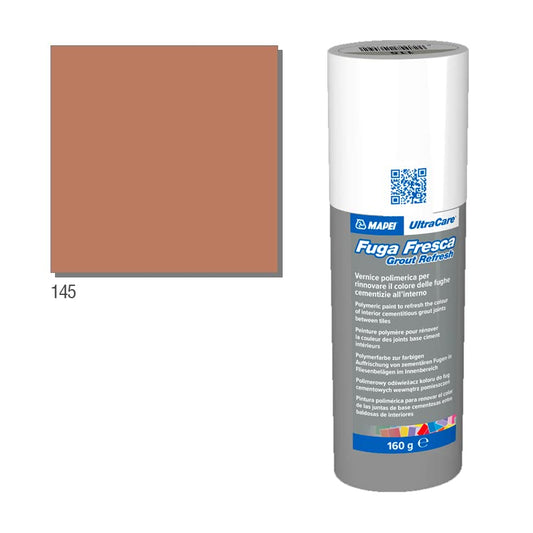 Mapei Ultracare FUGA FRESCA 145 TERRA DI SIENA vernice polimerica per rinnovare il colore delle fughe cementizie Flacone 160gr.