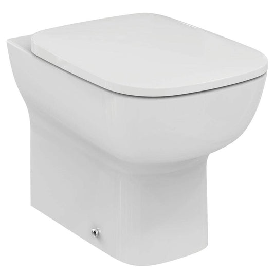 IDEAL STANDARD ESEDRA vaso a pavimento filo parete con sedile normale serie E T300801 - Bianco, Con sedile slim normale