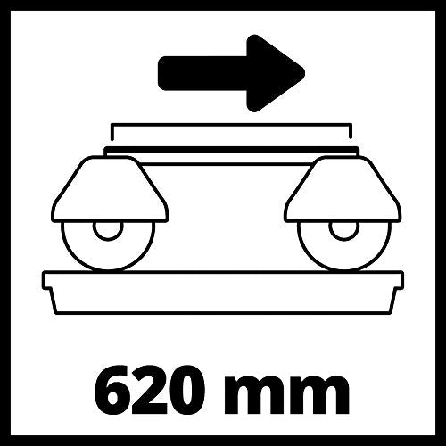 Einhell TE-TC 620 U Tagliapiastrelle radiale (220-240 V, 50 Hz, 900 W, giri al min. 2950, taglio max 30x620 mm, incl. disco diamantato Ø 200)